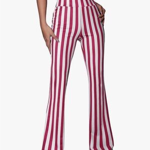 COPY - Striped Red and White Women's Pants